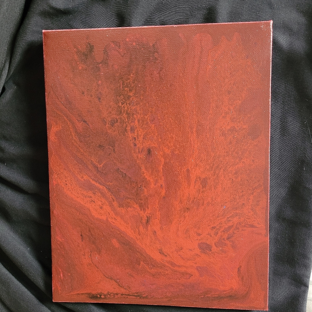 Acrylic pour art